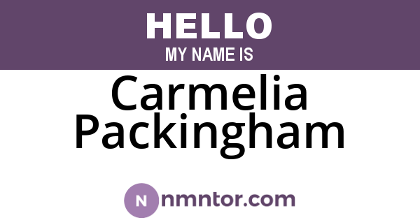 Carmelia Packingham