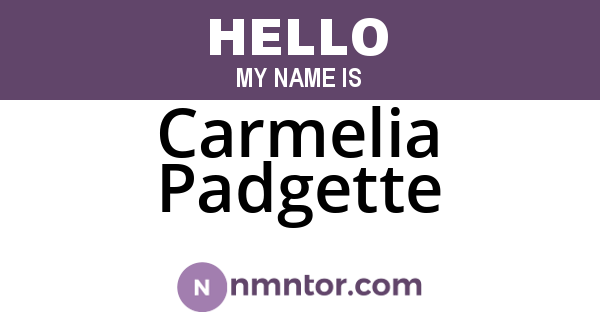 Carmelia Padgette