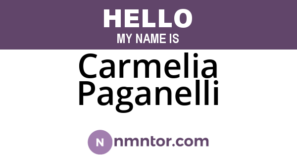 Carmelia Paganelli