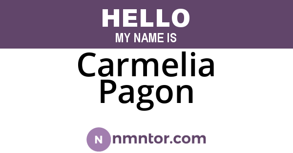 Carmelia Pagon