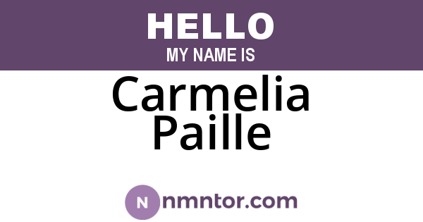 Carmelia Paille