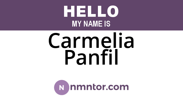Carmelia Panfil