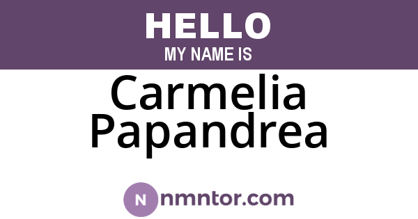 Carmelia Papandrea