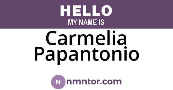 Carmelia Papantonio