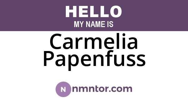 Carmelia Papenfuss