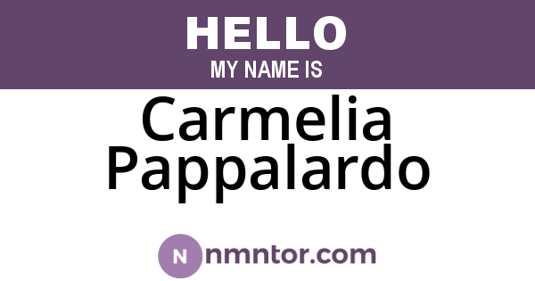 Carmelia Pappalardo