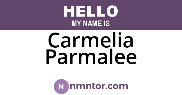 Carmelia Parmalee