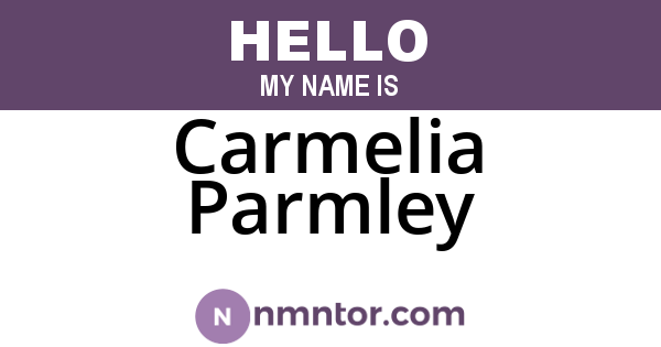 Carmelia Parmley