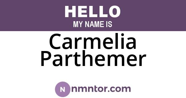 Carmelia Parthemer