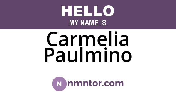 Carmelia Paulmino