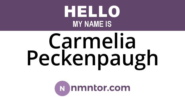 Carmelia Peckenpaugh