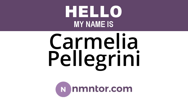 Carmelia Pellegrini