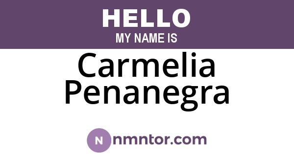 Carmelia Penanegra