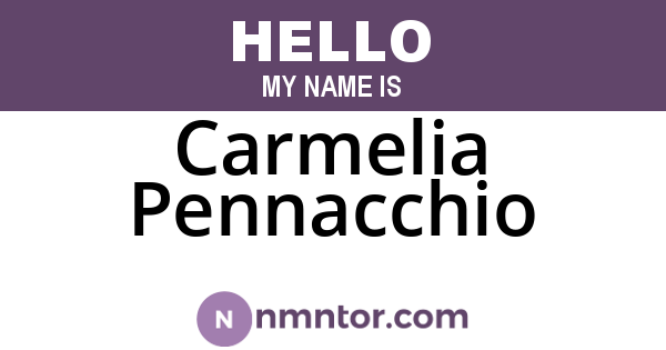Carmelia Pennacchio