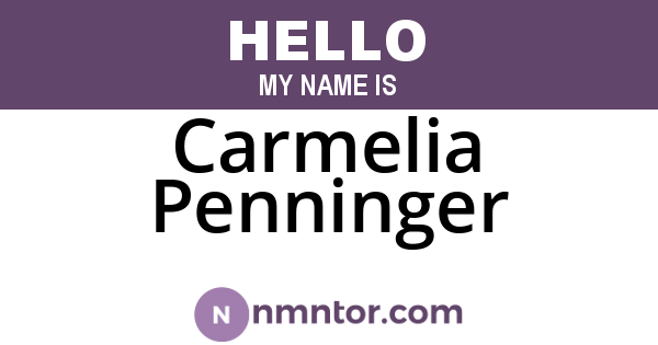 Carmelia Penninger