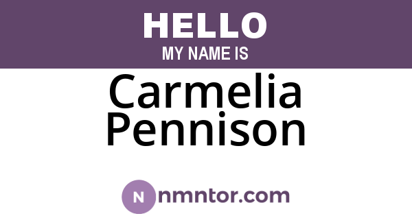 Carmelia Pennison