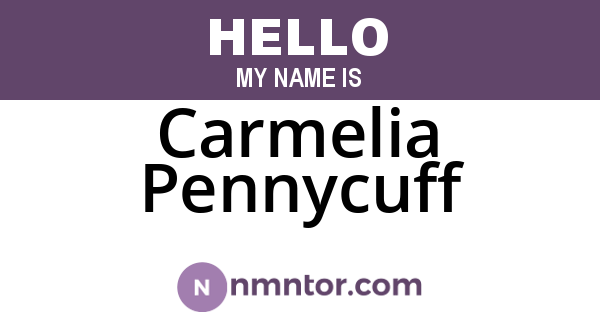 Carmelia Pennycuff