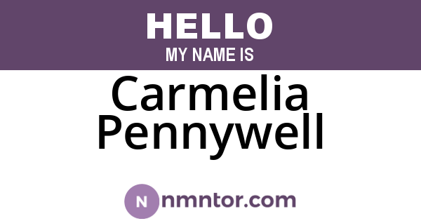 Carmelia Pennywell