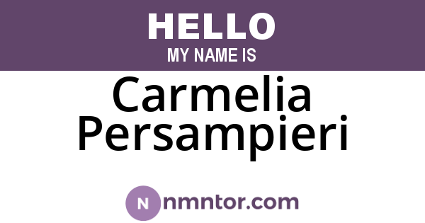 Carmelia Persampieri
