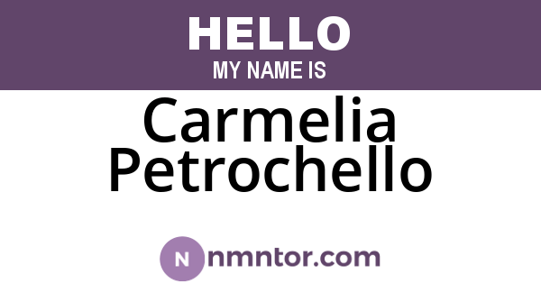 Carmelia Petrochello