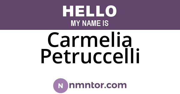 Carmelia Petruccelli