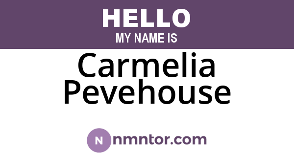 Carmelia Pevehouse