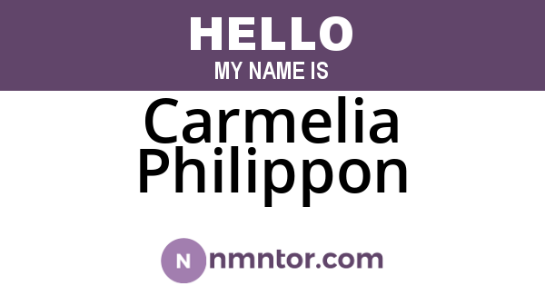 Carmelia Philippon