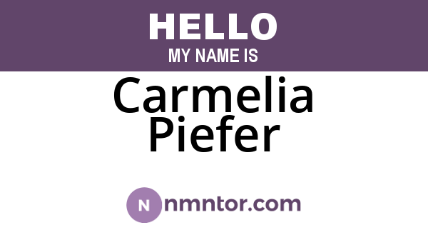 Carmelia Piefer