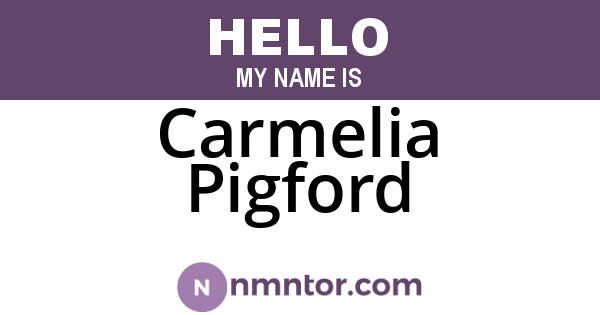 Carmelia Pigford