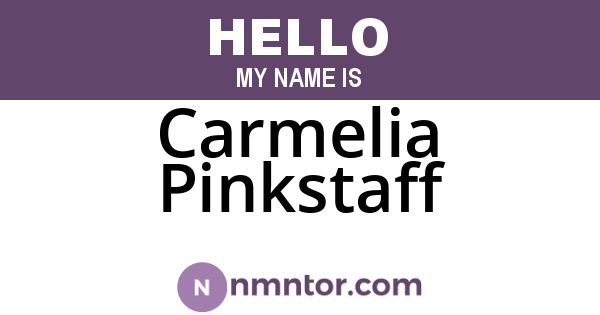Carmelia Pinkstaff