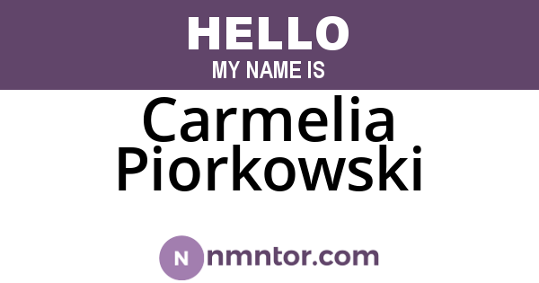 Carmelia Piorkowski