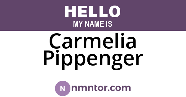 Carmelia Pippenger