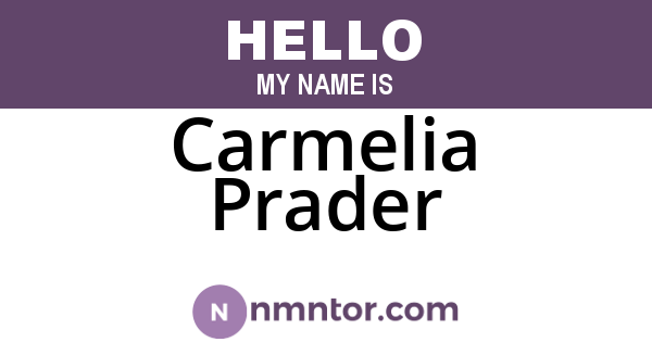 Carmelia Prader