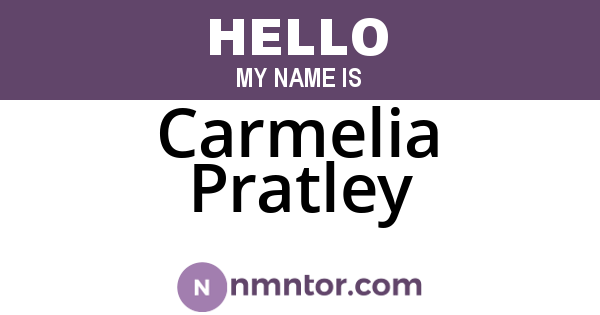 Carmelia Pratley