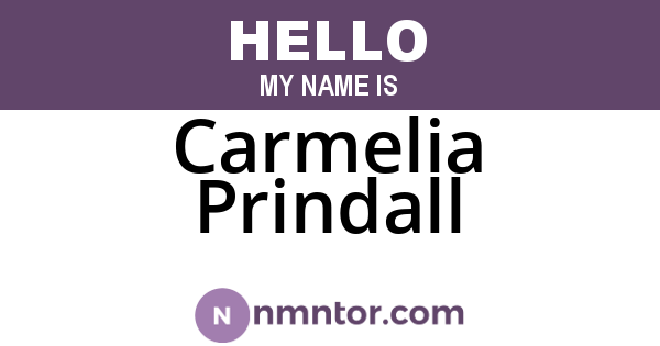 Carmelia Prindall