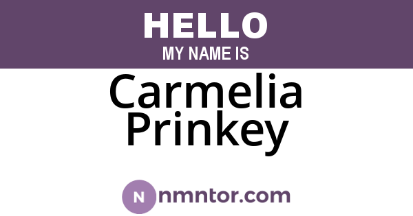 Carmelia Prinkey