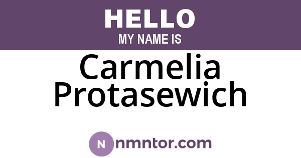Carmelia Protasewich