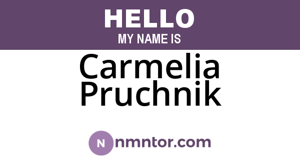 Carmelia Pruchnik