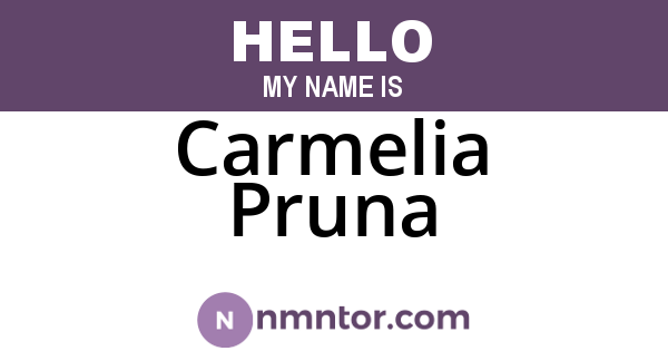 Carmelia Pruna