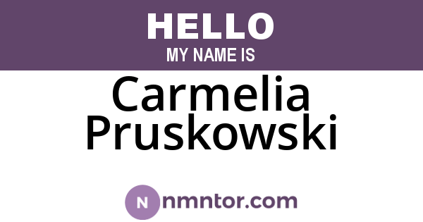 Carmelia Pruskowski