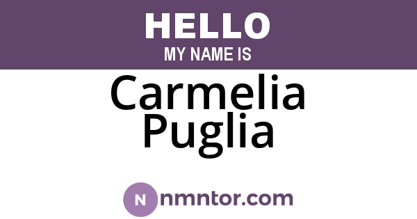 Carmelia Puglia