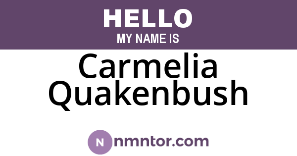 Carmelia Quakenbush