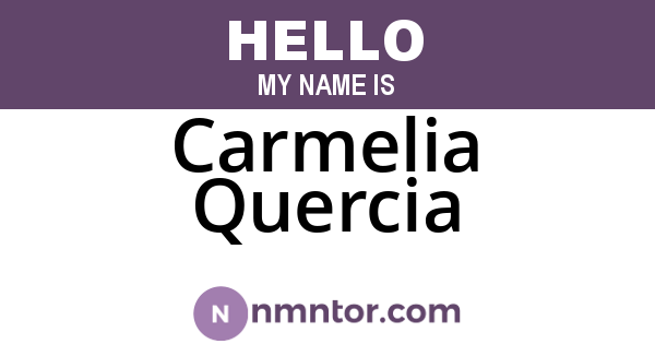 Carmelia Quercia