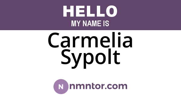 Carmelia Sypolt