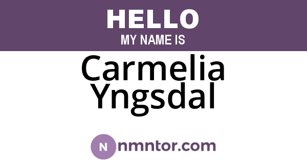 Carmelia Yngsdal