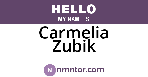 Carmelia Zubik