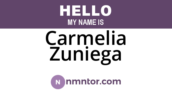 Carmelia Zuniega