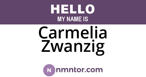 Carmelia Zwanzig
