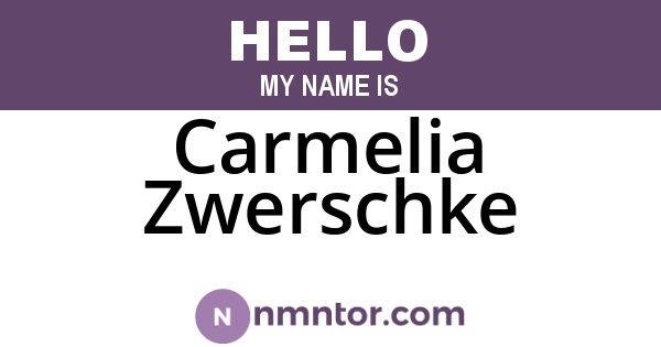 Carmelia Zwerschke