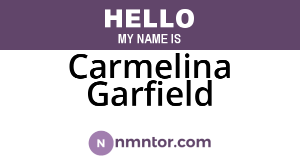 Carmelina Garfield